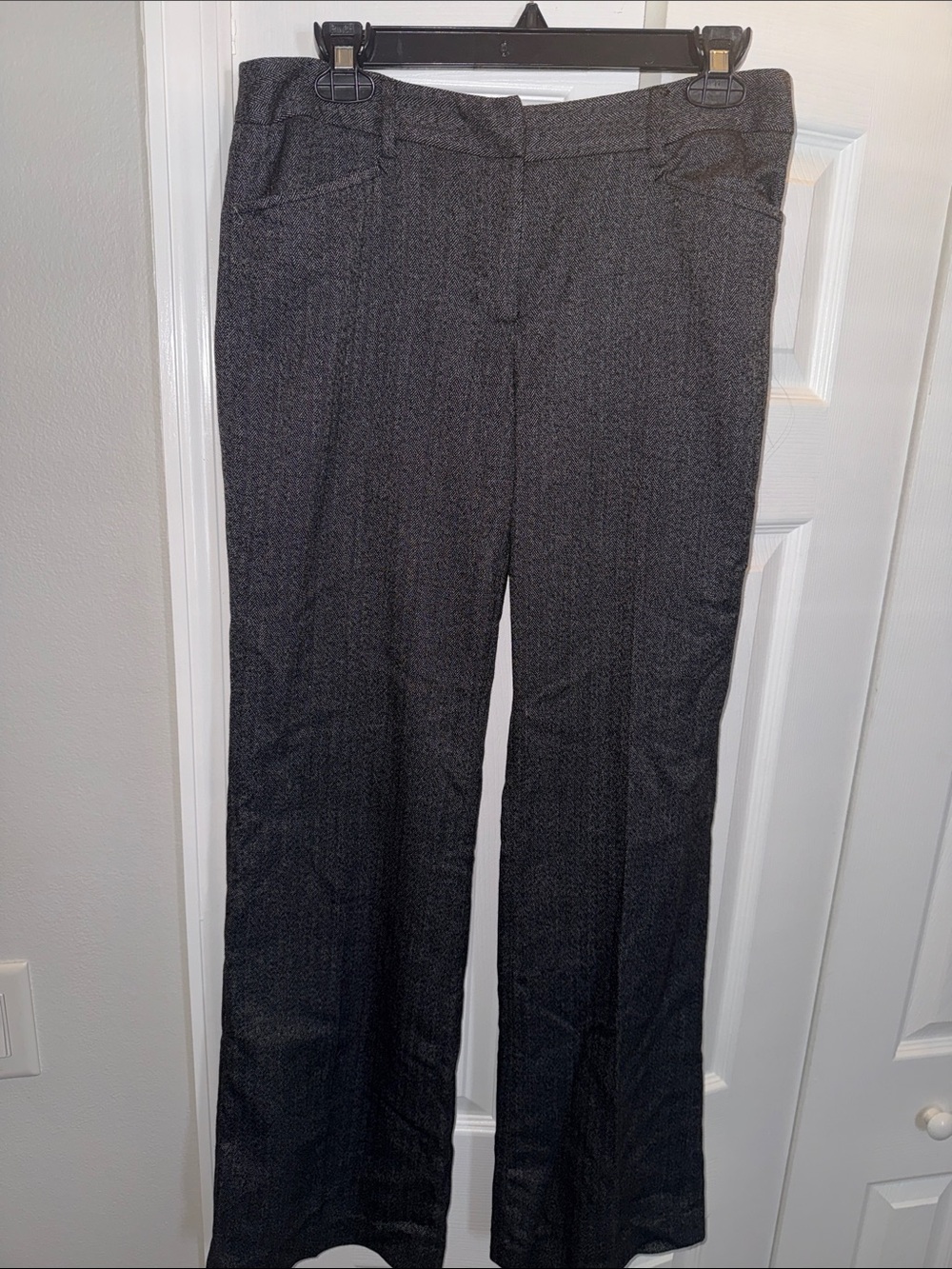 MICHAEL Michael Kors Gray Herringbone Dress Pants